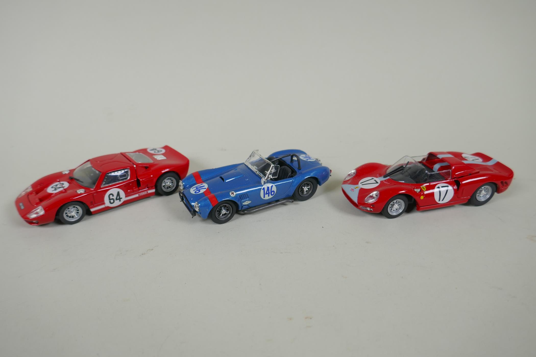 Twenty seven Model Box die cast 1:43 scale model cars, to include a Ford GT40, a Ferrari 275 GTB, - Image 2 of 8