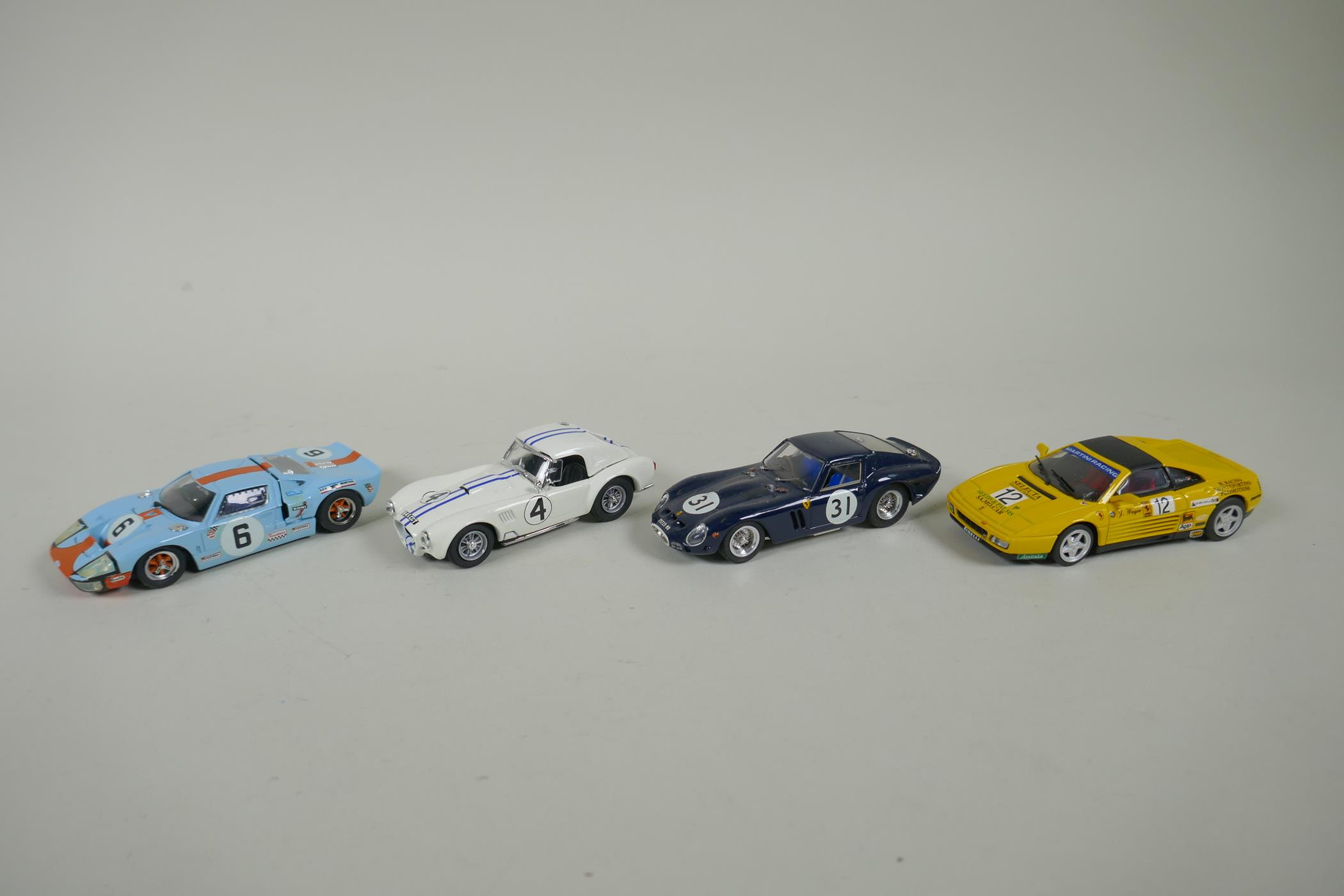Nineteen Bang Models die cast 1:43 scale model cars to include Ferrari 348, Ferrari 250 SWB, AC - Image 2 of 6