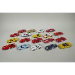 Nineteen Bang Models die cast 1:43 scale model cars to include Ferrari 348, Ferrari 250 SWB, AC