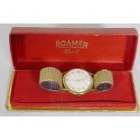 A vintage Roamer Sport Brevete gentleman's wristwatch