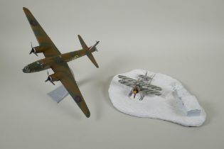 Two Corgi Aviation Archive diecast 1:72 scale models, including World War II/Atlantic By Night