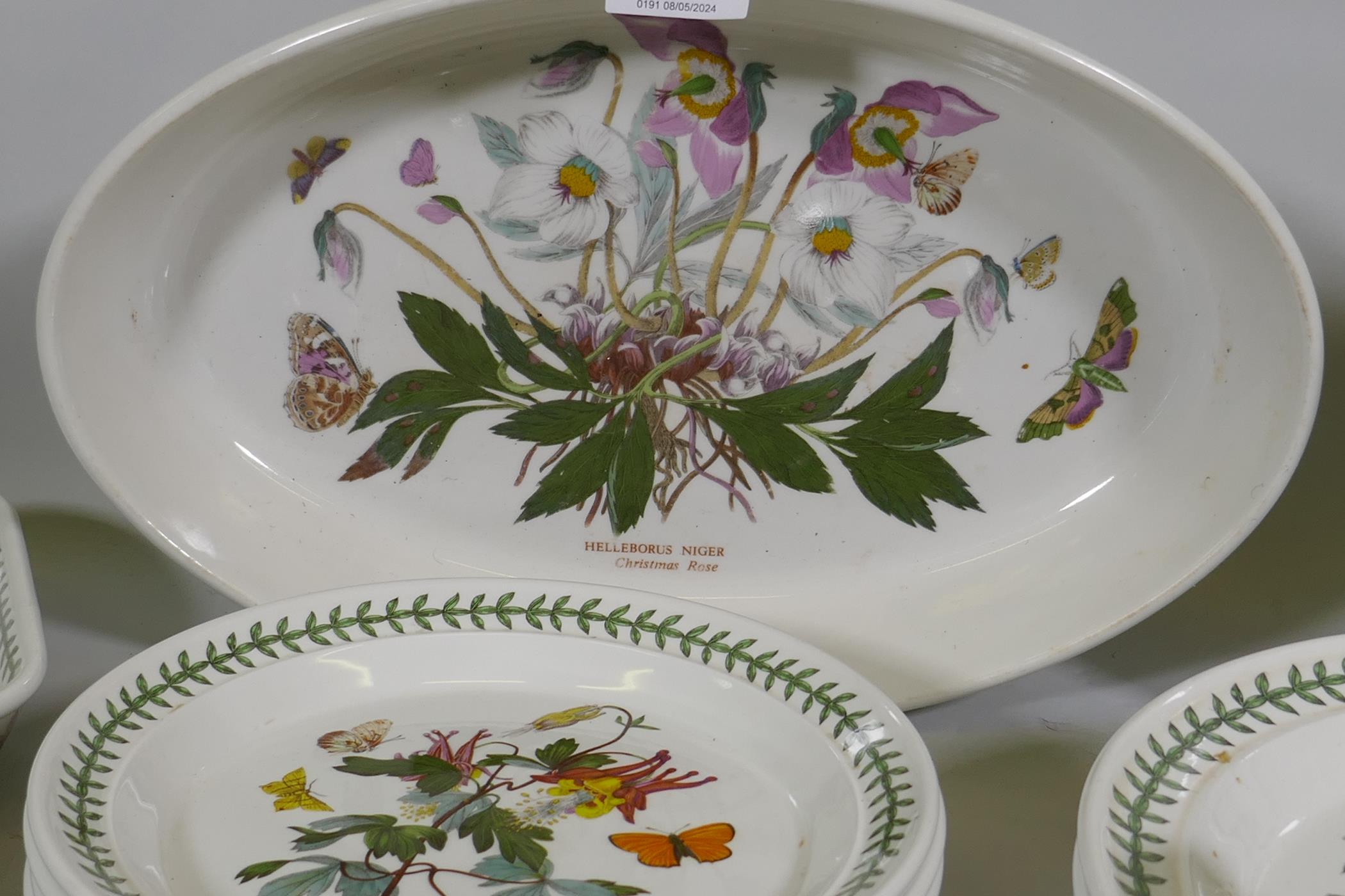 A Portmeirion Botanic Garden six place part dinner service - Image 4 of 5