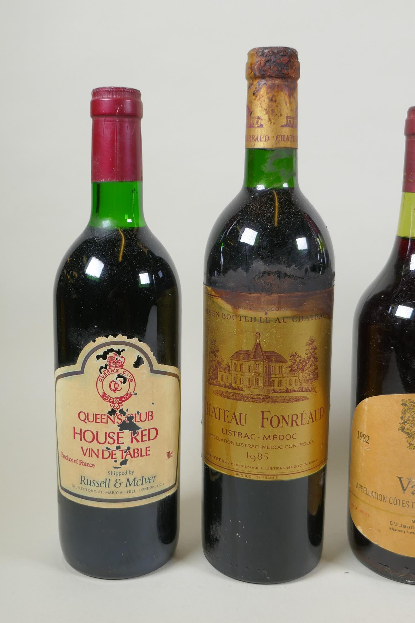 Nine 1980s bottles of red wine to include Bouchard Pere & Fils-Volnay Clos des Chenes Premier Cru - Image 2 of 5