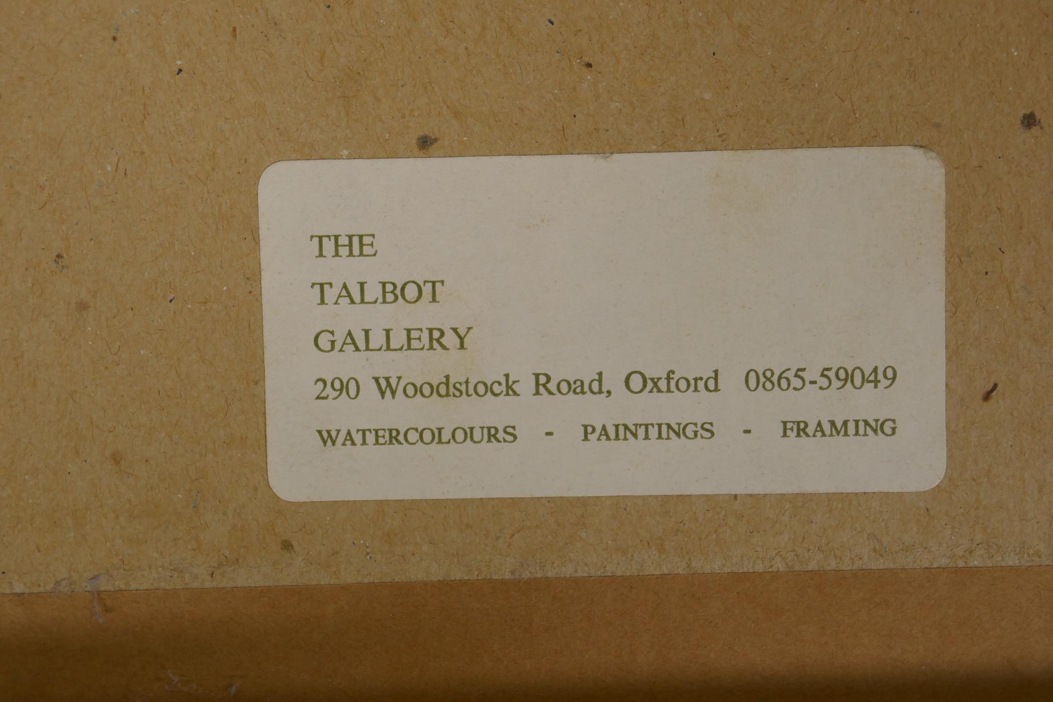 Peter Nuttall, abstract, signed and dated '73, labelled verso Talbot Gallery, Oxford, pen and - Image 5 of 6