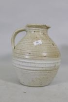 Bryan Newman for Aller Studio Pottery, a large ceramic jug, 31cm high