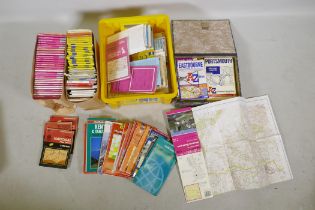 A quantity of British and world Ordnance Survey Maps