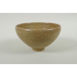 A Chinese Ge ware bowl, 16cm diameter