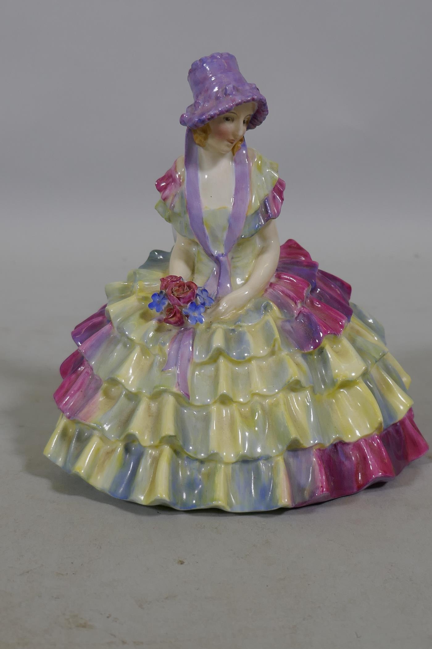 Royal Doulton figure, Chloe, Rd No. 764558, signed by Eric Webster, E.A.W., 1933, inscribed on the