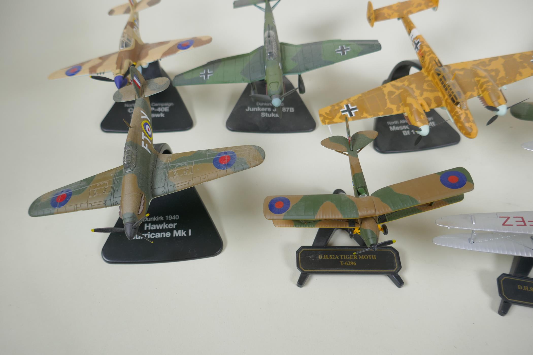 Eleven Oxford Aviation 1:72 scale model aircraft, including a Messerschmitt BF 110G, a Messerschmitt - Image 6 of 6