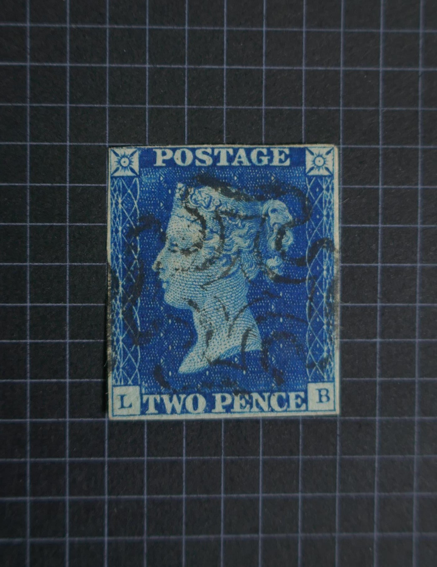 An album of C19th to early C20th British stamps to include a Penny Black with four good margins - Image 2 of 9