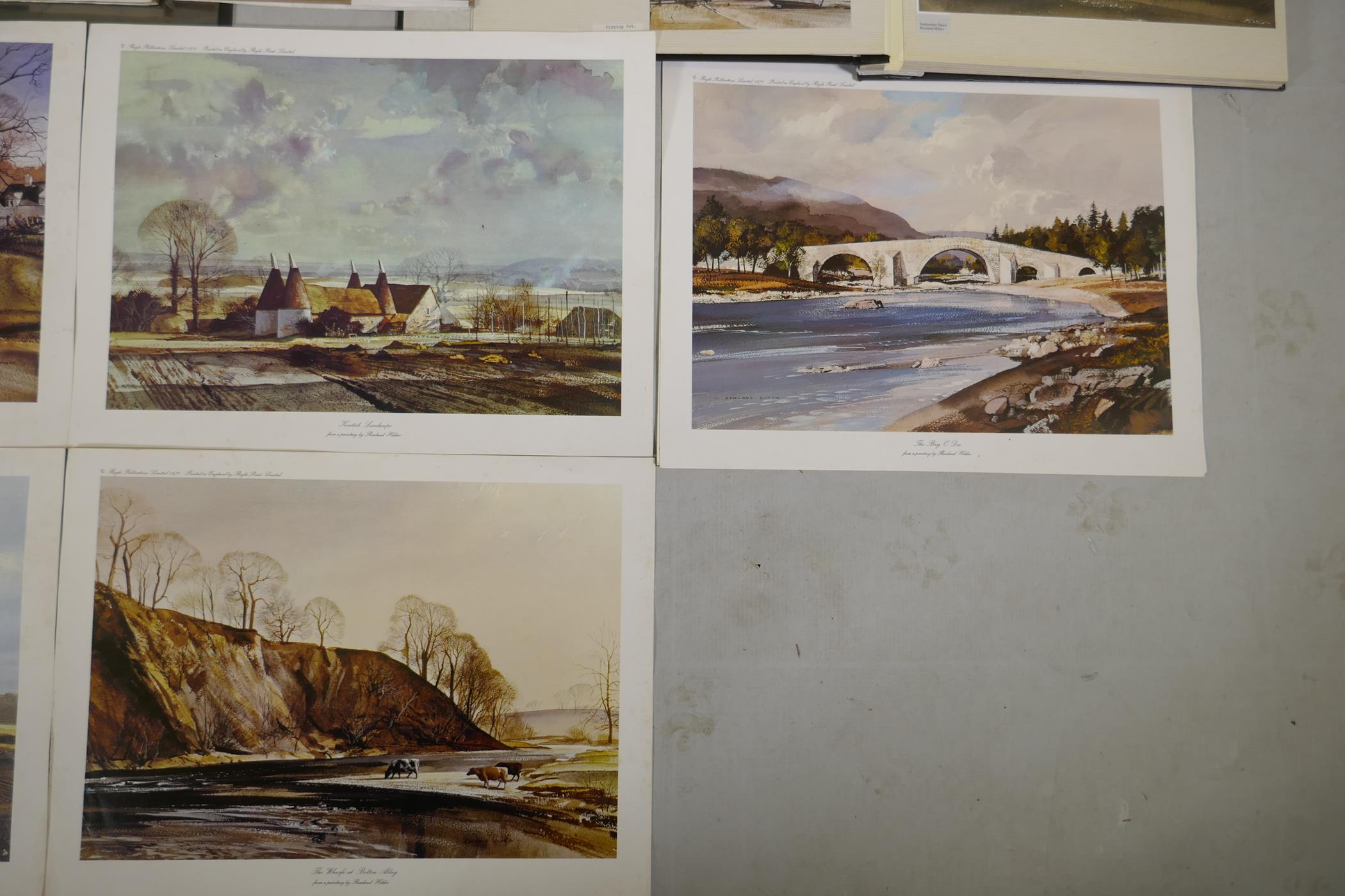 Rowland Hilder, (American, 1905-1993), a large quantity of prints, loose and in albums, and two - Image 3 of 5