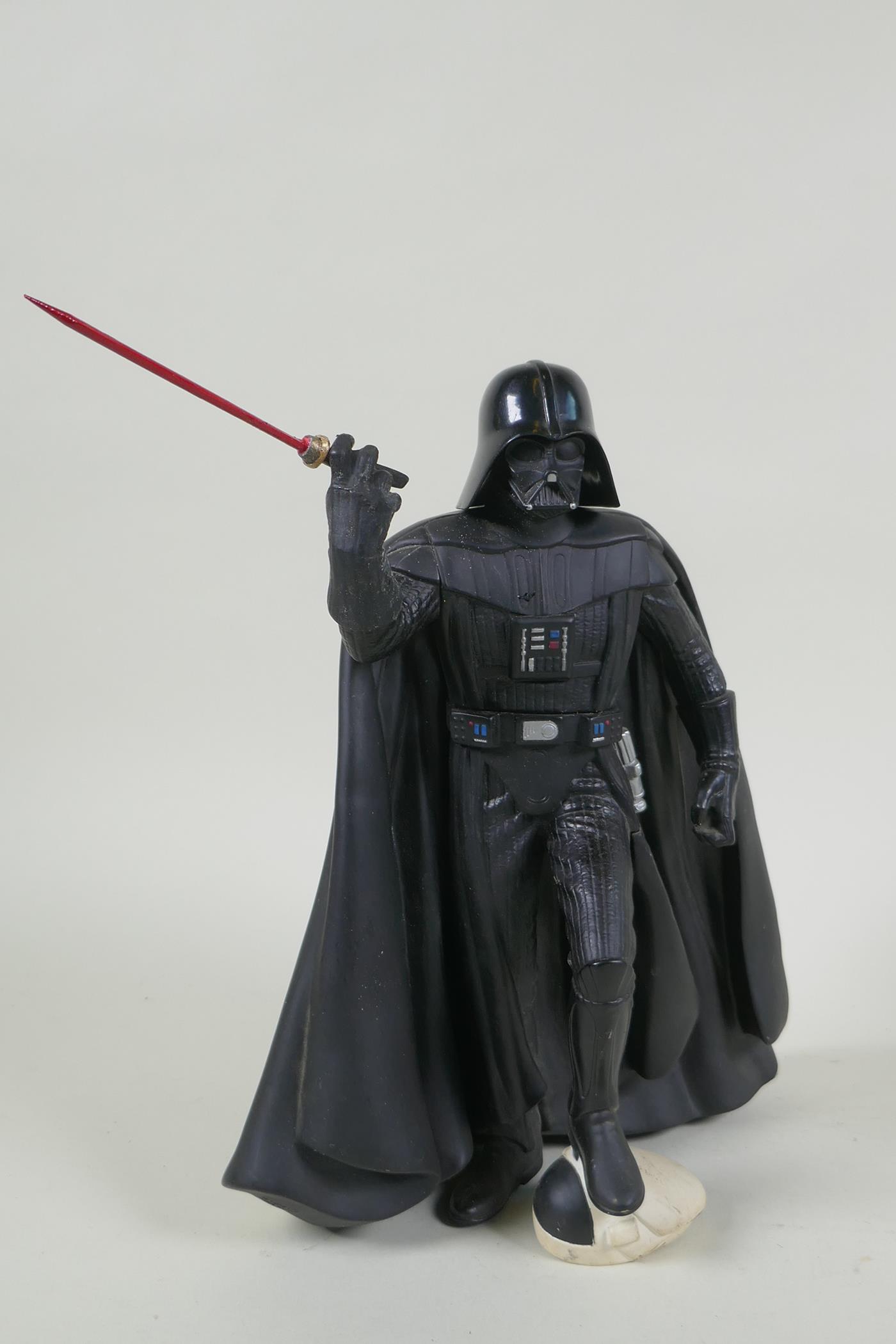 Two vintage Star Wars Darth Vader figures, largest  26cm high, adapted - Image 2 of 4