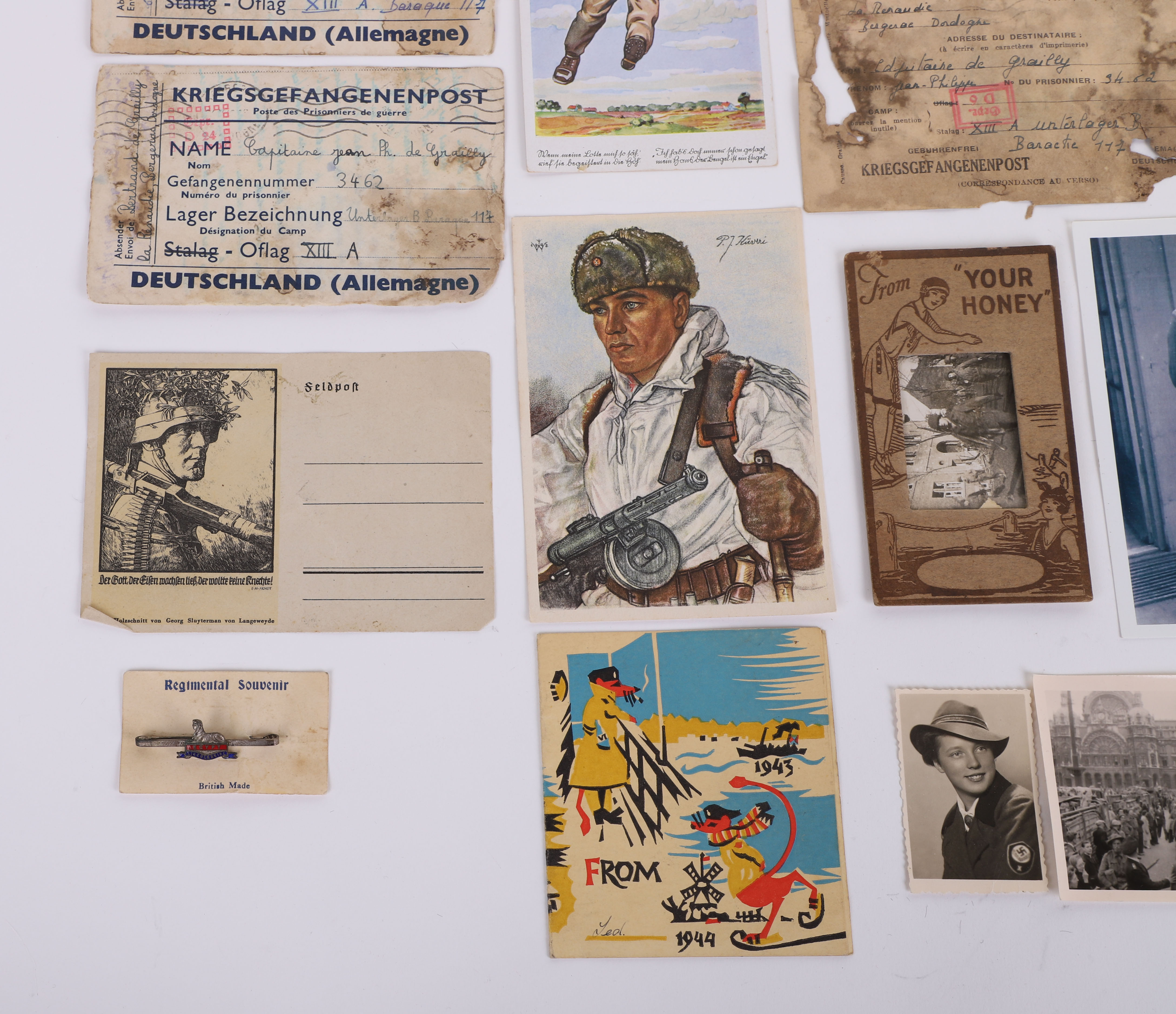 GROUP OF MILITARY PAPER ETC - Image 3 of 9