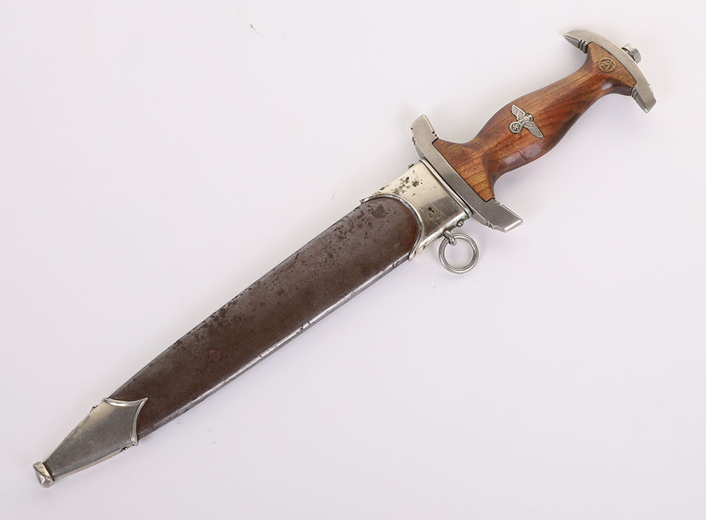 THIRD REICH SA (STURMABTEILUNG) DRESS DAGGER WITH NAME ETCHED TO BLADE - Image 2 of 14