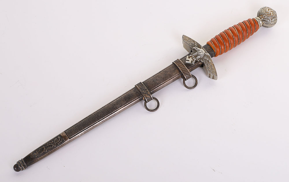 WW2 GERMAN LUFTWAFFE 2ND PATTERN DRESS DAGGER BY PAUL WEYERSBERG & CO, SOLINGEN, - Image 3 of 12