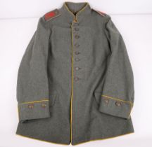 RARE WW1 IMPERIAL GERMAN 26TH WURTTEMBERG DRAGOONS ENLISTED MANS FIELD GREY TUNIC