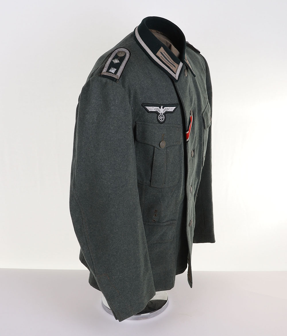 WW2 GERMAN HEER M-36 PIONEER NCO COMBAT TUNIC - Image 5 of 18