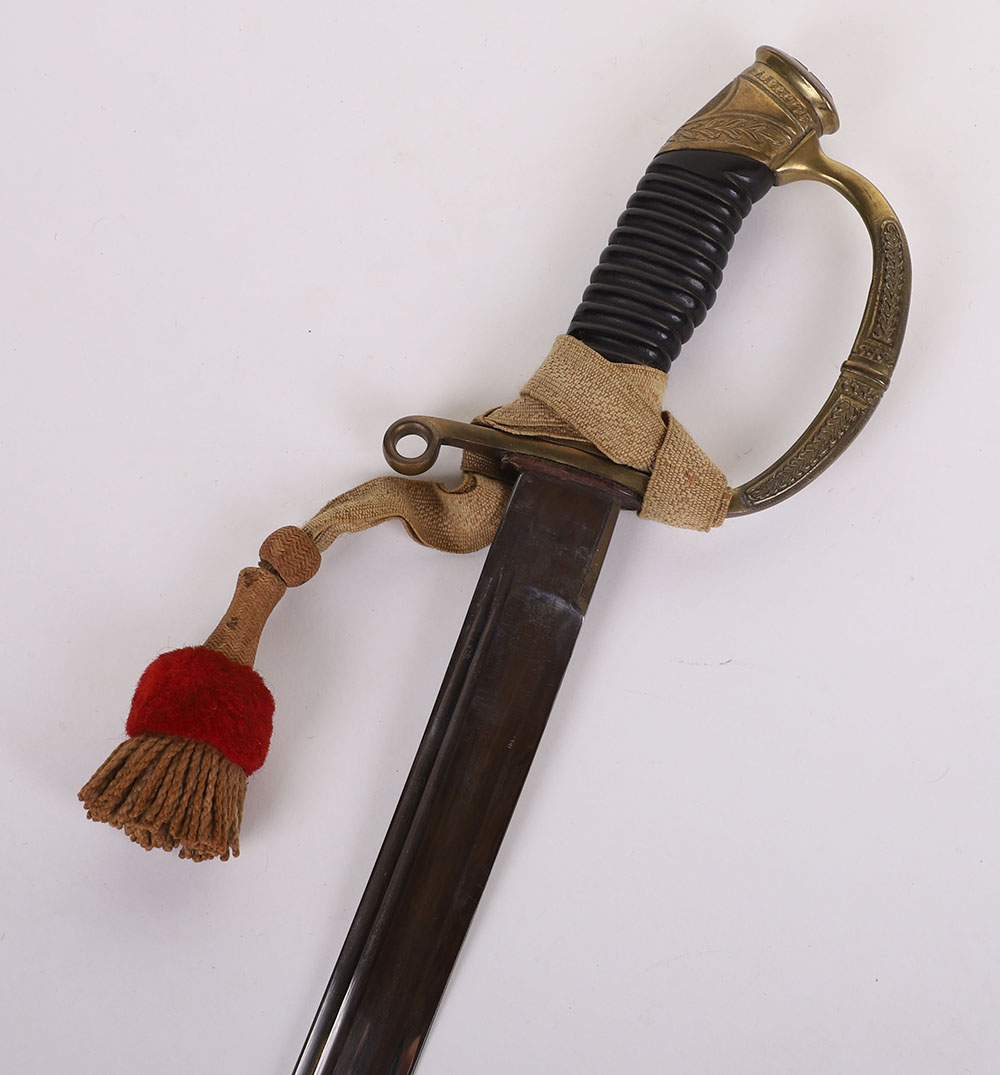 RARE RUSSIAN MODEL 1909 DRAGOON OFFICERS SWORD SHASQUA FOR PERIOD OF PROVISIONAL GOVERNMENT AFTER TH - Image 5 of 21