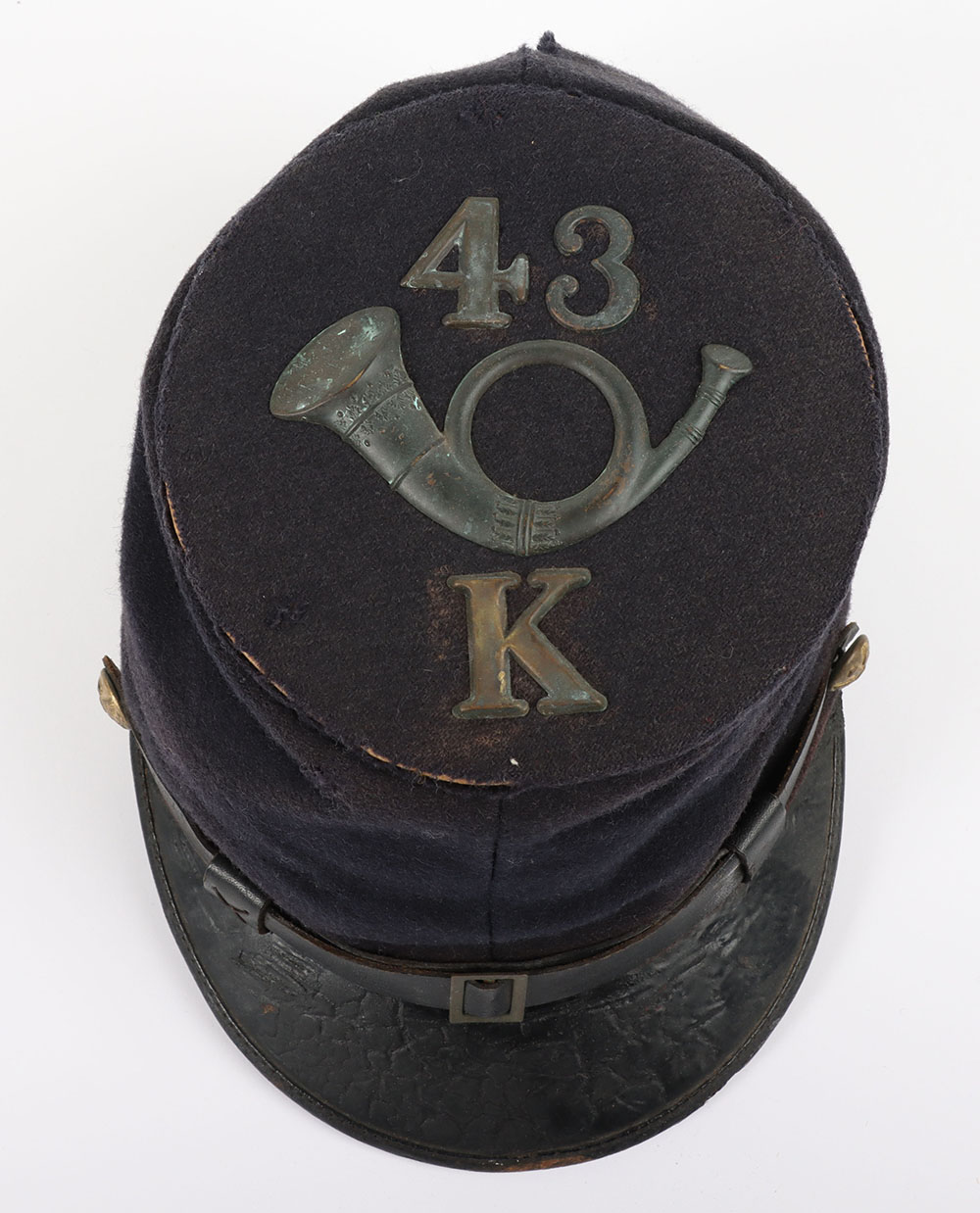 US CIVIL WAR PERIOD UNION INFANTRY FORAGE CAP W/ VERBAL ID & MUSTER ROLL, this belonged to Private G - Image 13 of 15