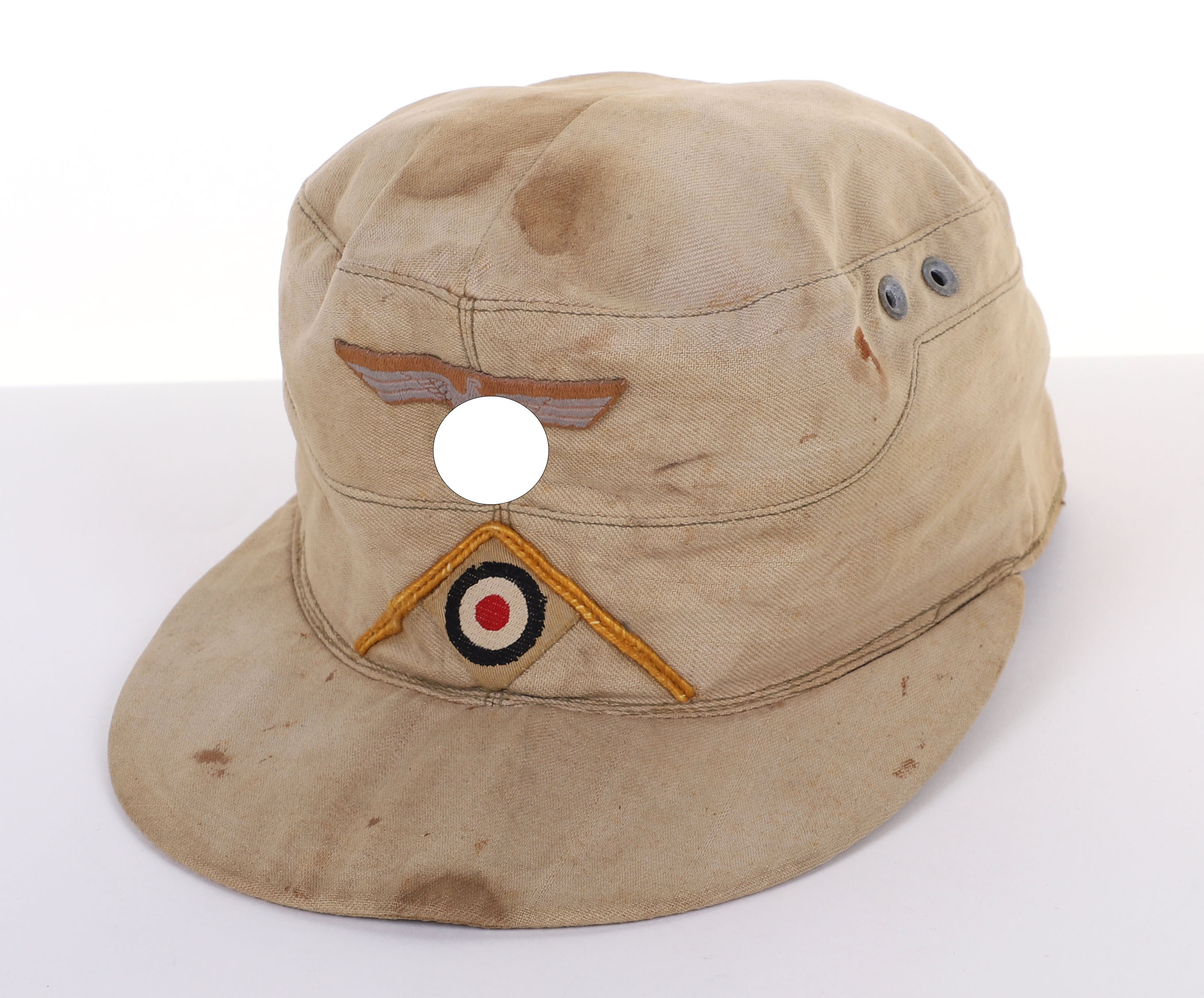 WW2 GERMAN AFRIKAKORPS CAVALRY SECTION M-41 FIELD CAP