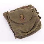 WW2 GERMAN WEHRMACHT PIONEER BAG FOR 3KG CHARGE, GAS MASK & 4 AMMO CLIPS