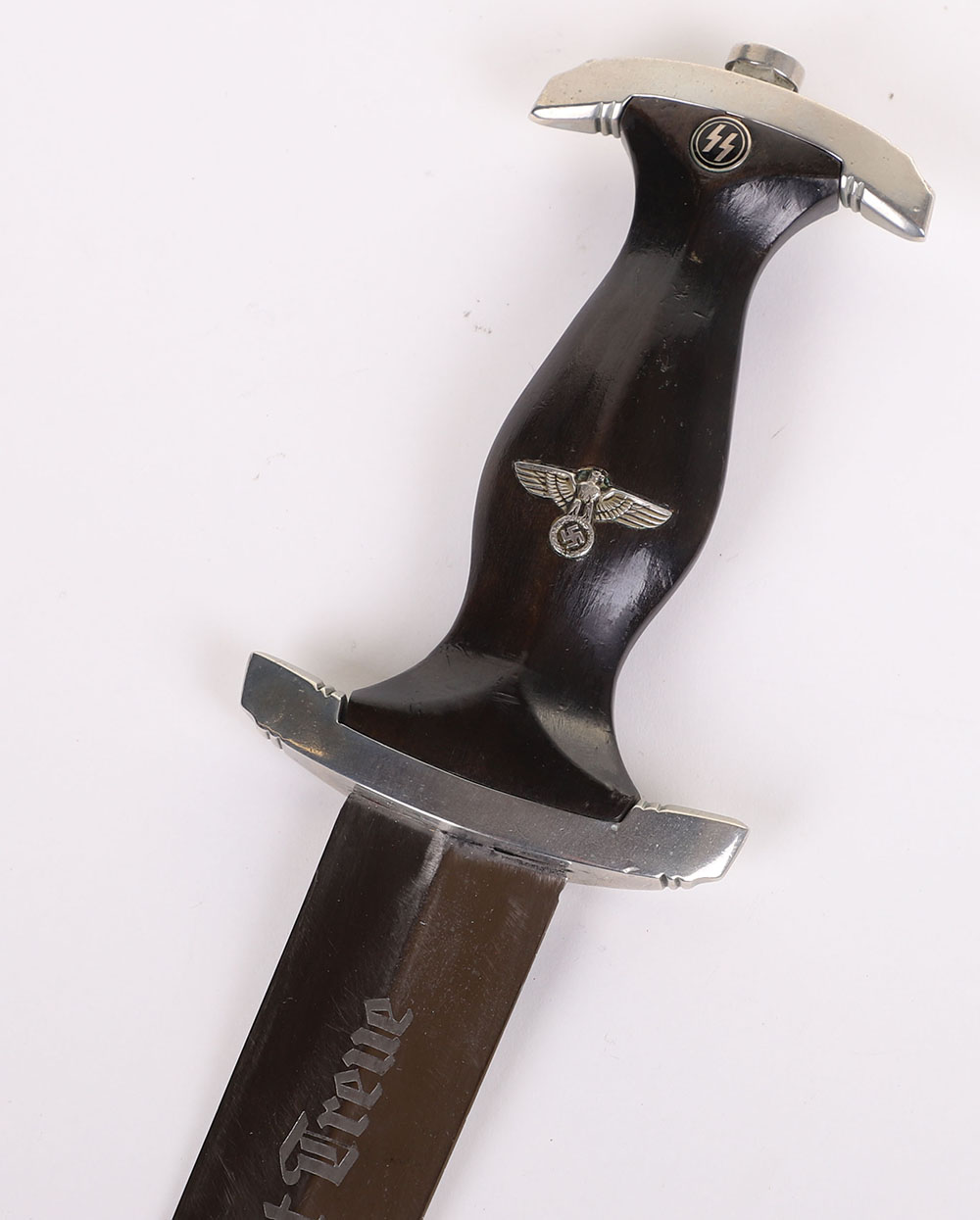 THIRD REICH SS (SCHUTZSTAFFEL) ERASED ROHM INSCRIPTION DRESS DAGGER BY GOTTLIEB HAMMESFAHR, SOLINGEN - Image 6 of 15