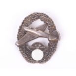 THIRD REICH NSFK BADGE FOR PILOT OF POWERED AIRCARFT, 2ND TYPE