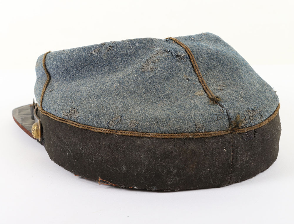 US CIVIL WAR PERIOD CONFEDERATE MILITIA OFFICERS KEPI FROM GEORGIA - Image 5 of 8