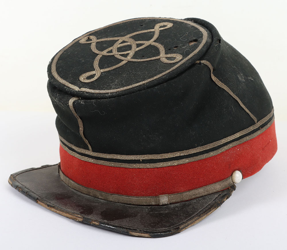 US CIVIL WAR PERIOD CHAUSSER OFFICERS CAP USED BY BOTH UNION & CONFEDERATE - Image 3 of 7