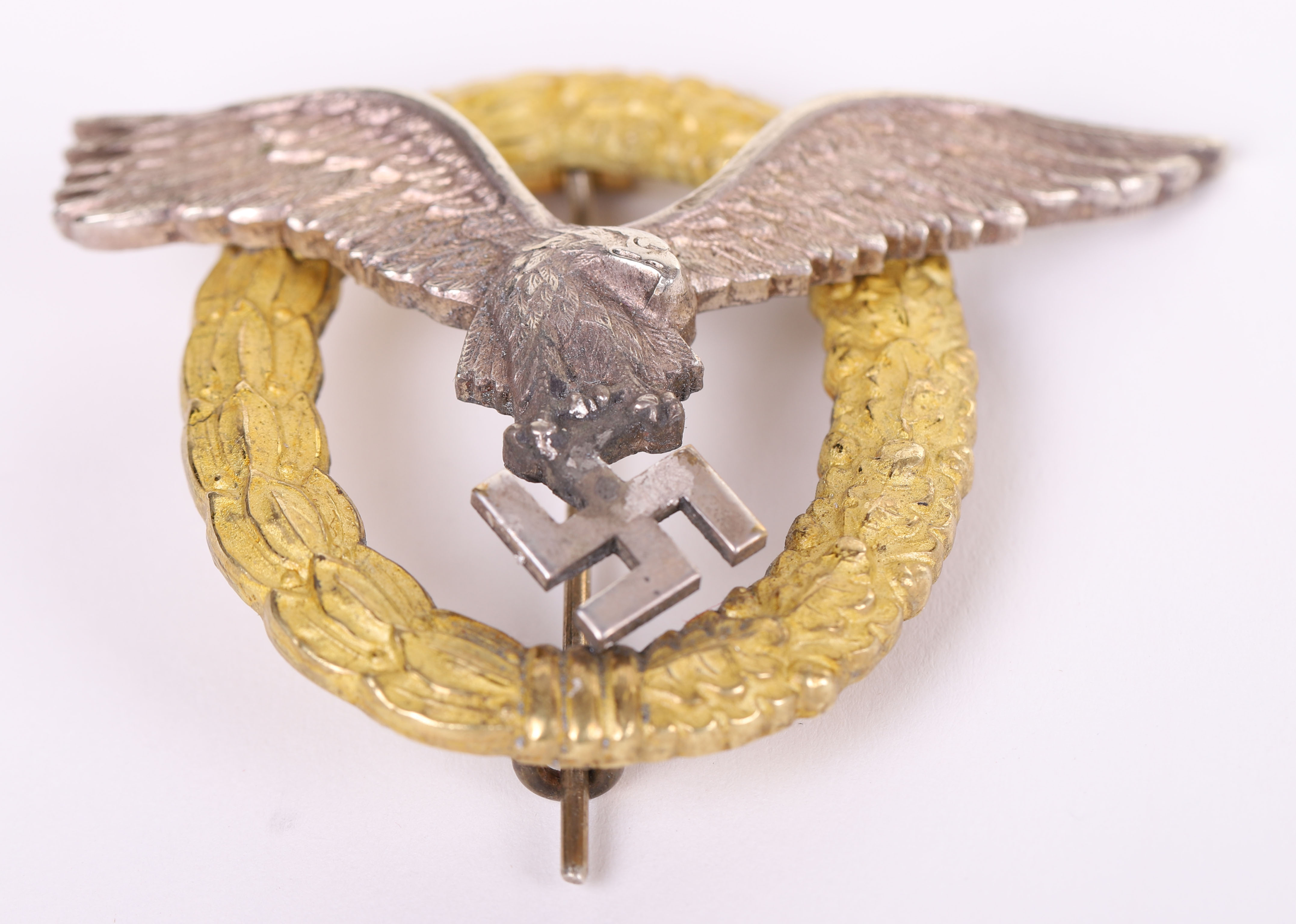 WW2 GERMAN LUFTWAFFE PILOT OBSERVERS QUALIFICATION BADGE - Image 4 of 9