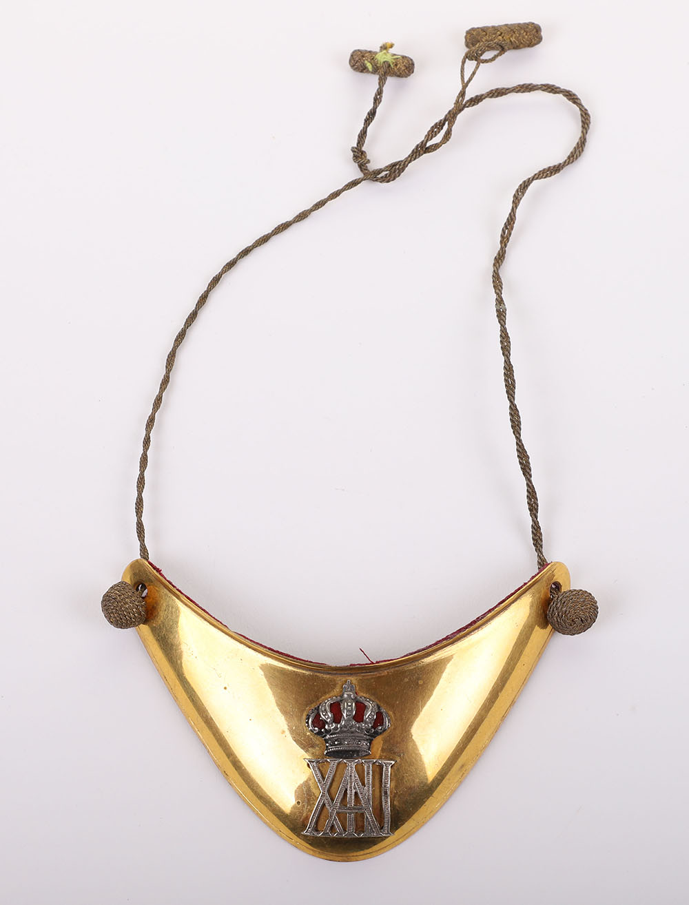 EUROPEAN OFFICERS GORGET - Image 2 of 7