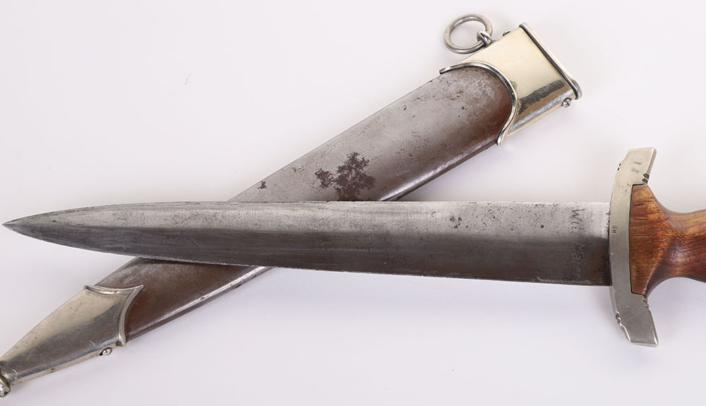 THIRD REICH SA (STURMABTEILUNG) DRESS DAGGER WITH NAME ETCHED TO BLADE - Image 14 of 14