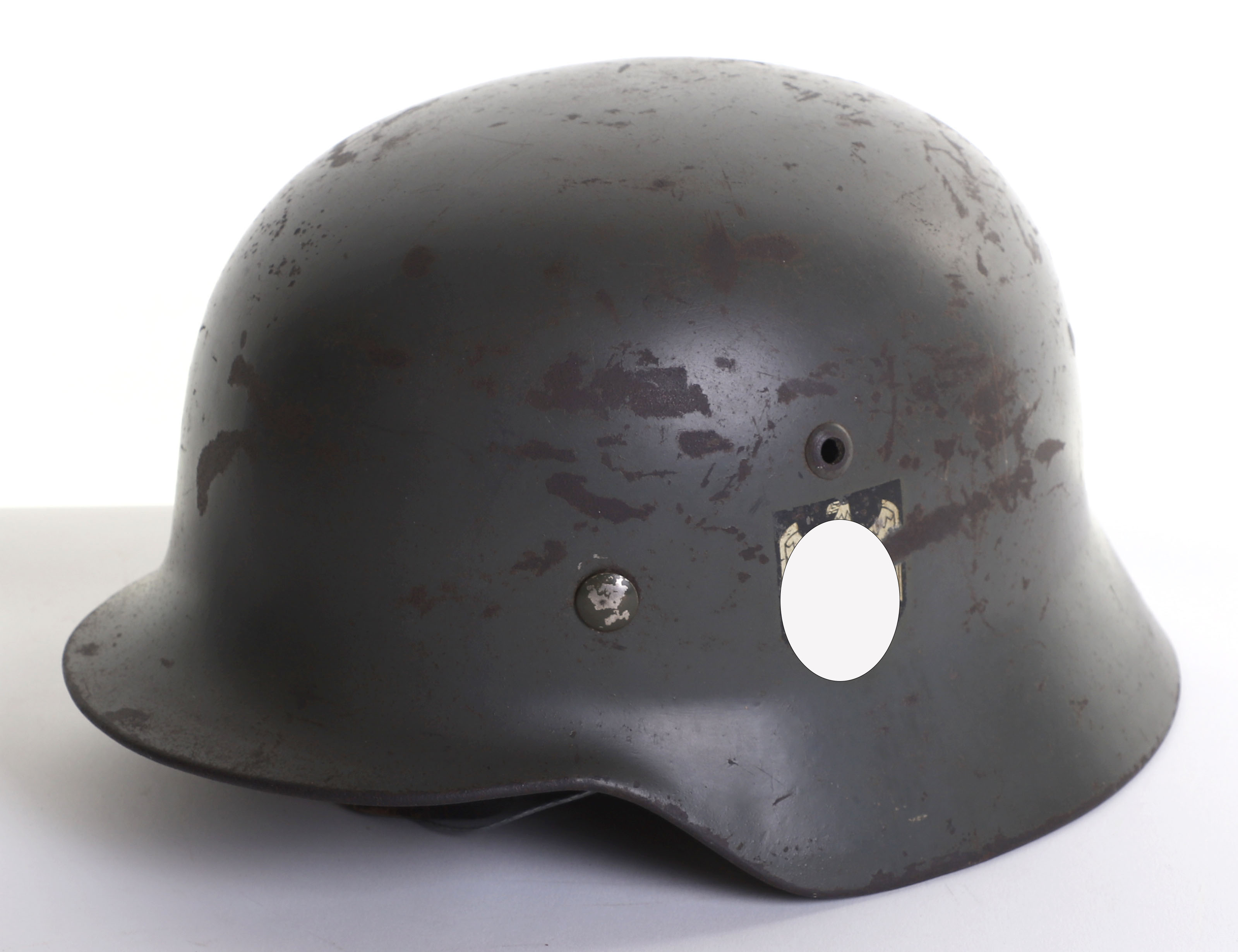 WWII GERMAN HEER M-35 DOUBLE-DECAL HELMET