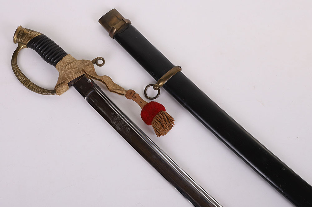 RARE RUSSIAN MODEL 1909 DRAGOON OFFICERS SWORD SHASQUA FOR PERIOD OF PROVISIONAL GOVERNMENT AFTER TH - Image 2 of 21
