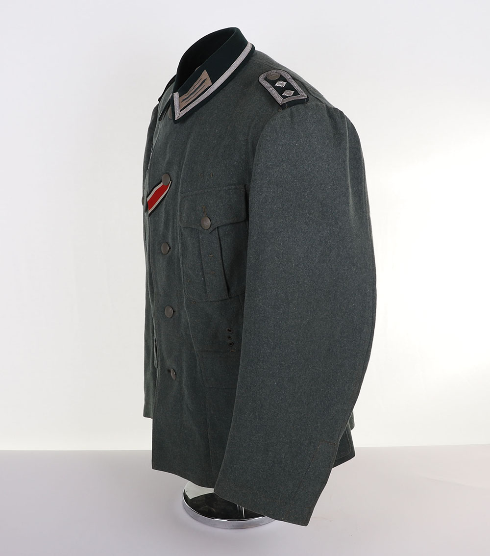 WW2 GERMAN HEER M-36 PIONEER NCO COMBAT TUNIC - Image 6 of 18