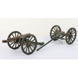 TOY CANNON & LIMBER, APPEARS TO BE A 12 POUND NAPOLEAN