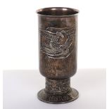 WW2 GERMAN LUFTWAFFE HONOUR GOBLET (EHRENPOKAL) AWARDED TO OBERLEUTNANT JOHANNES BERGFLETH WHO WAS K