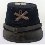 US CIVIL WAR PERIOD UNION 18TH CORPS ARTILLERY EM FORAGE CAP