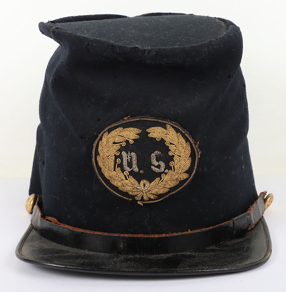 US CIVIL WAR PERIOD UNION BUMMERS CAP, OFFICERS