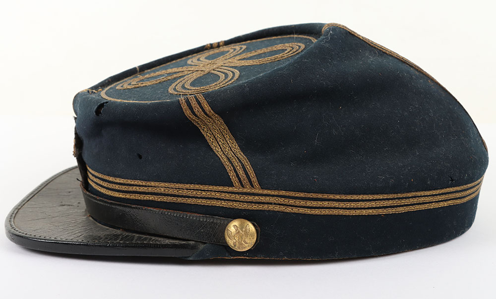 US CIVIL WAR PERIOD UNION CHAUSSER CAP, INFANTRY OFFICER - Image 5 of 9