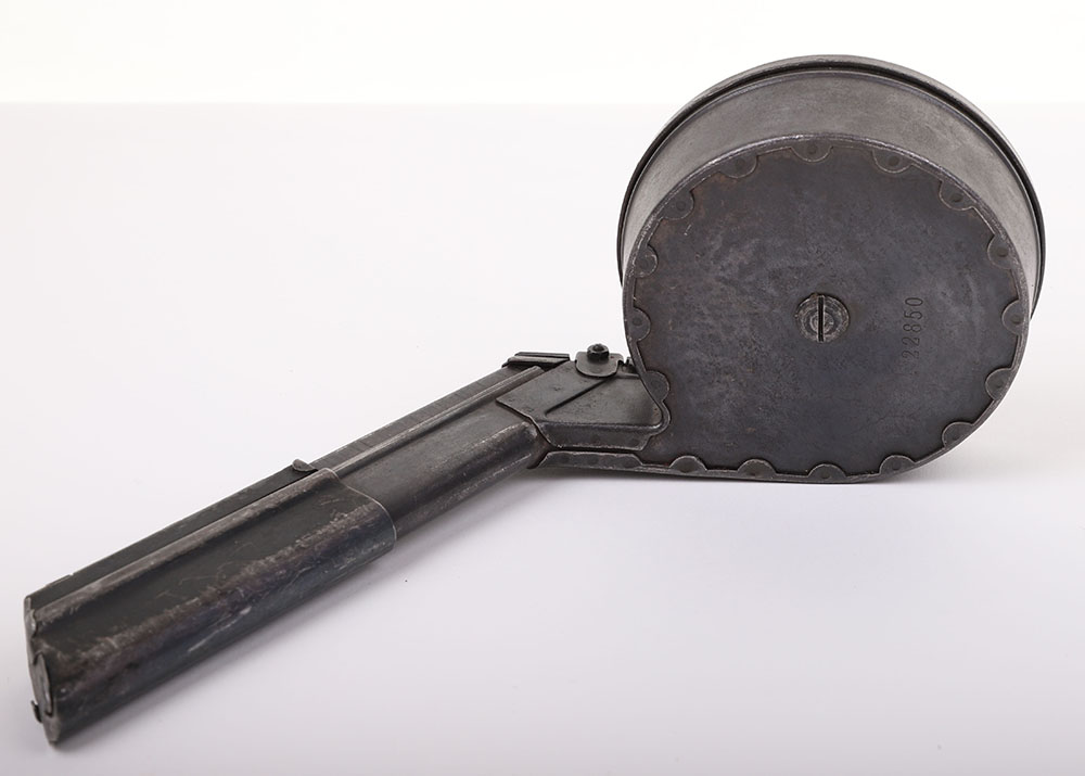 GERMAN WWI 32 ROUND 9MM SNAIL DRUM FOR ARTILLERY LUGER - Image 5 of 7