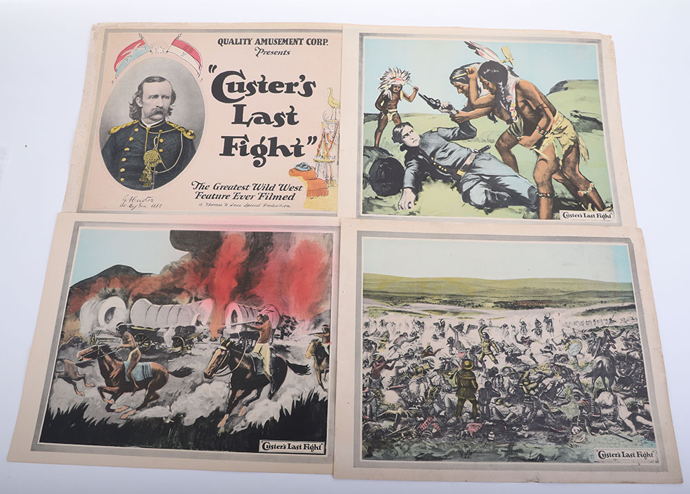 8X THEATRE CARDS FOR CUSTER’S LAST FIGHT