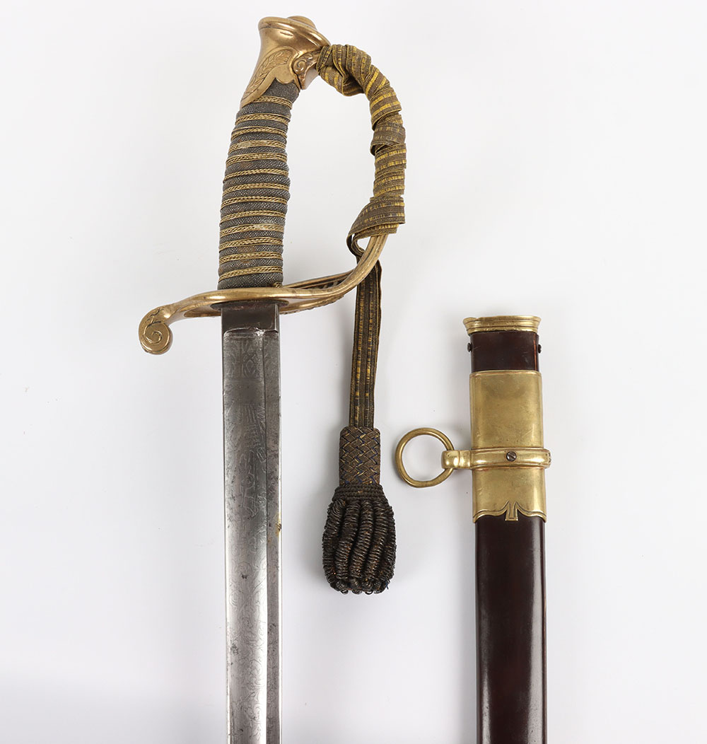 US MODEL 1850 STAFF & FIELD OFFICERS SWORD - Image 2 of 25