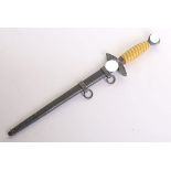 WW2 GERMAN LUFTWAFFE 2ND MODEL OFFICERS DRESS DAGGER BY WKC