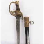 U.S. MODEL 1850 STAFF & FIELD OFFICERS SWORD