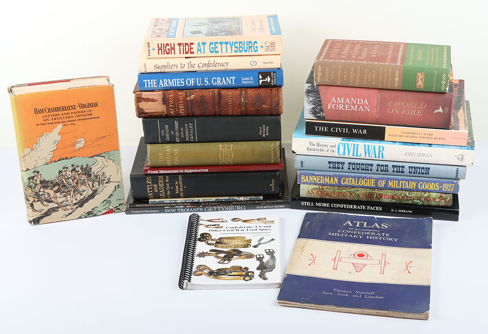 GROUPING OF BOOKS RELATING TO THE AMERICAN CIVIL WAR