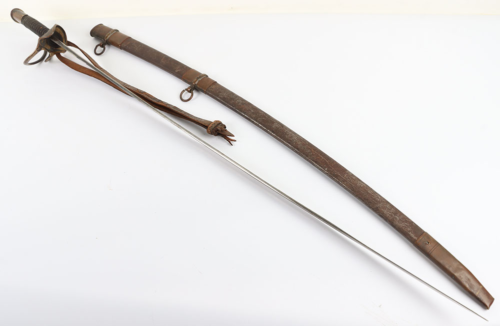 US MODEL 1860 STYLE PRESESENTASION SWORD W/ PHOTO FROM A MEMBER OF THE 7TH REGIMENT NEW YORK CAVALRY - Image 13 of 19