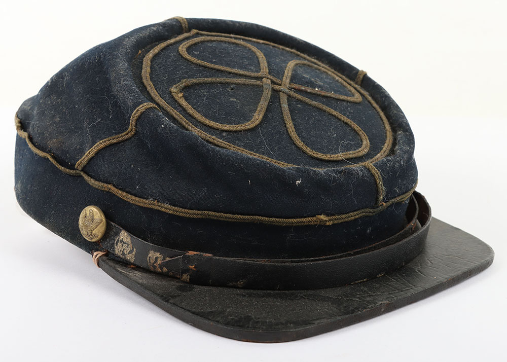 US CIVIL WAR PERIOD UNION CHAUSSER OFFICERS CAP - Image 2 of 8