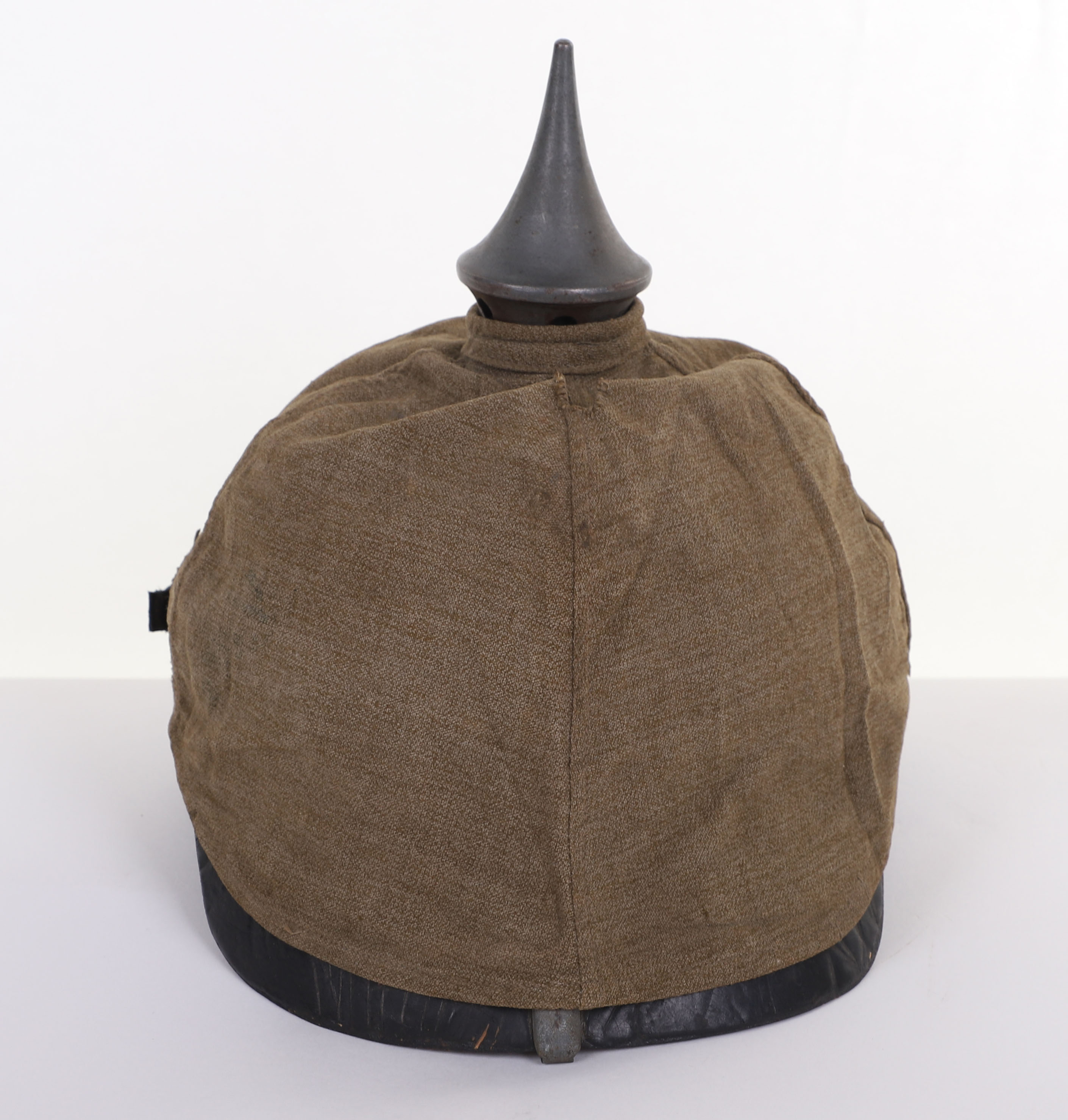 WW1 GERMAN BADEN M-15 PICKELHAUBE WITH TRENCH COVER - Image 3 of 12