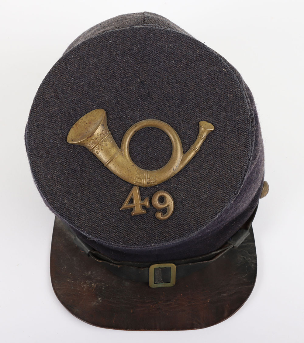 US CIVIL WAR PERIOD UNION 49TH INFANTRY EM BUMMERS CAP - Image 8 of 10